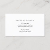 honeycomb faux rainbow glitter bee business card (Back)