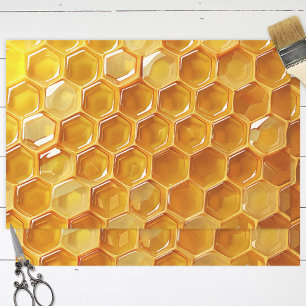 Honeycomb Full of Honey Decoupage Tissue Paper