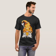 Honeycomb Hat Gnome with Bees Holding Honey Unisex T-Shirt