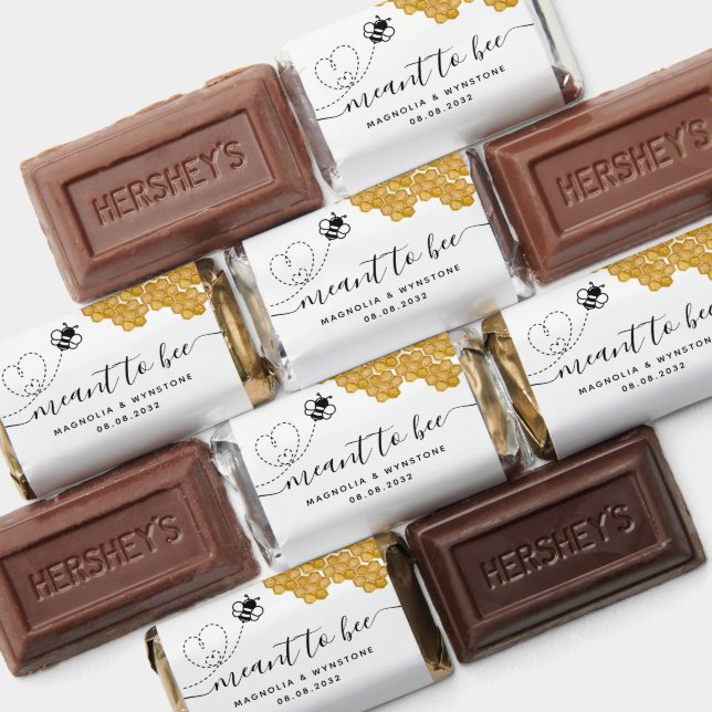 Honeycomb Heart Meant to Bee Hershey's Miniatures (Assorted)