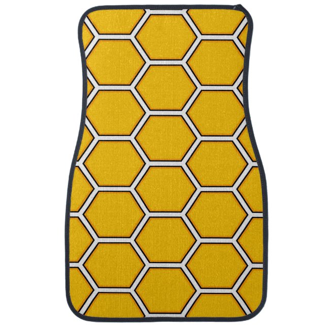 Honeycomb Hexagon Car Floor Mat (Front)