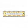 Honeycomb Honey Bees Insect Lover Yellow Beekeeper Desk Name Plate