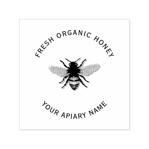 Honeycomb Honeybee Self_inking Stamp