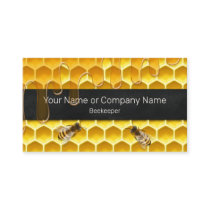 Honeycomb & Honeybees Beekeeper Apiculture Business Card