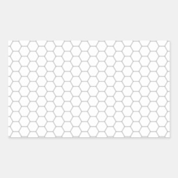 Honeycomb Image Rectangular Sticker by jabcreations at Zazzle