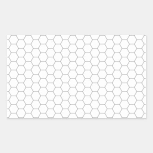 Honeycomb Image Rectangular Sticker