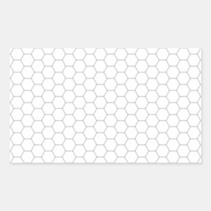 Honeycomb Image Rectangular Sticker