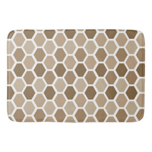 Honeycomb in Sand Bath Mat