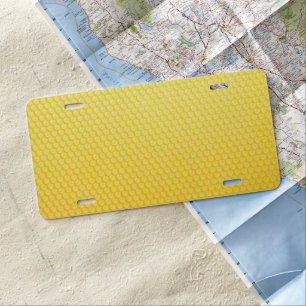 honeycomb license plate