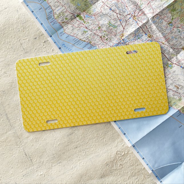 honeycomb license plate (In Situ)