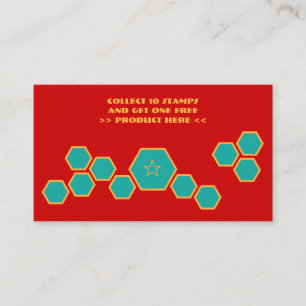 honeycomb loyalty punch card