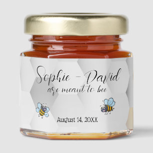 Honeycomb Meant to Bee Honey Jar Favors