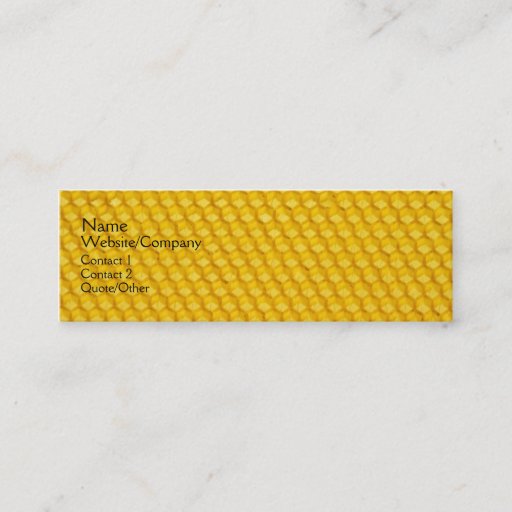 Customizable Honeycomb Business Card Templates