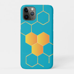 Honeycomb Molecular Pattern iPhone 11 Pro Case