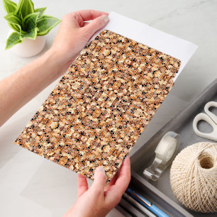 Honeycomb Mosaic Pattern Shipping Envelope Mailers
