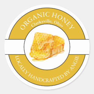 Honeycomb Organic Honey Label