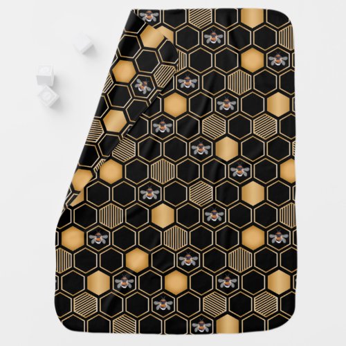 Honeycomb Pattern Baby Blanket