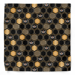 Honeycomb Pattern Bandana