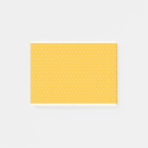 Honeycomb Pattern - Beehive - Yellow Post-it Notes