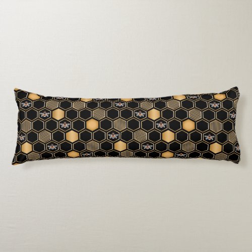 Honeycomb Pattern Body Pillow