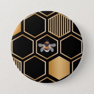 Honeycomb Pattern Button