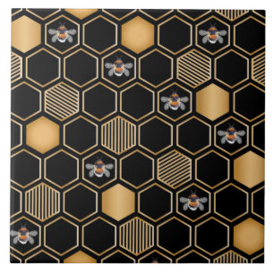 Honeycomb Pattern Ceramic Tile