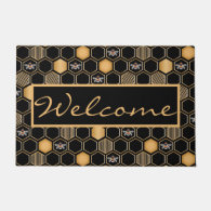 Honeycomb Pattern Doormat