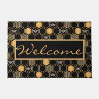 Honeycomb Pattern Durable Front Door Mat Hexagon Pattern - Temu