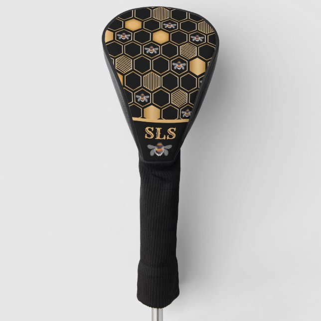 Honeycomb Pattern Golf Head Cover (Front)