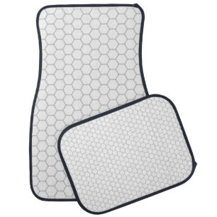 Honeycomb pattern hexagon design car floor mat