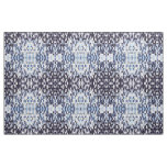 Honeycomb Pattern In Blue Tones Fabric