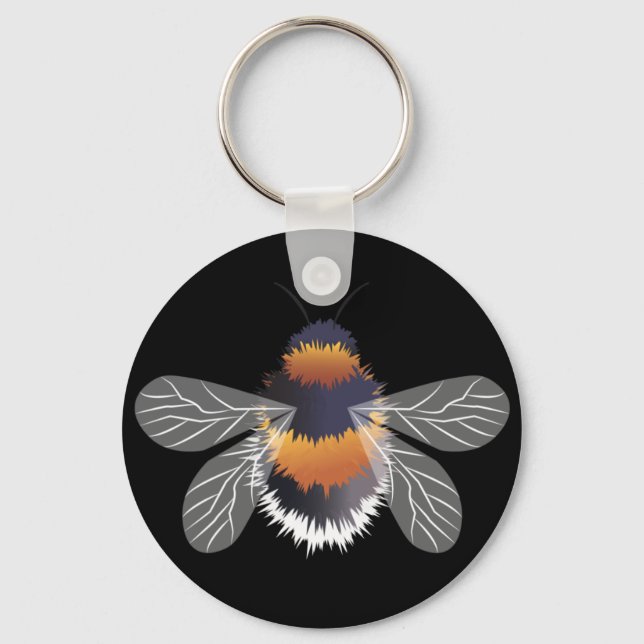 Honeycomb Pattern Keychain (Front)