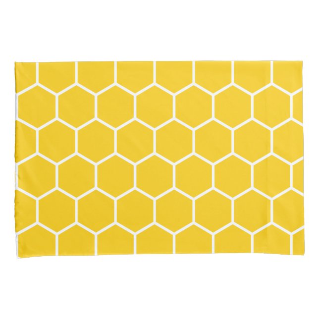 Honeycomb Pattern Pillowcase (Front-Right)