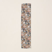 Honeycomb Photo Collage with 12 Photos Scarf