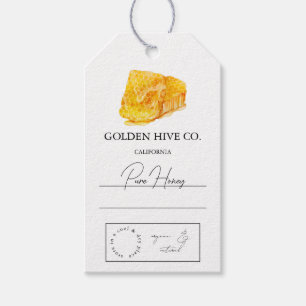 Honeycomb Pure Honey Hang Tag