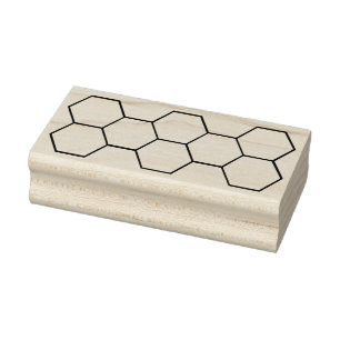 Honeycomb Rubber Stamp