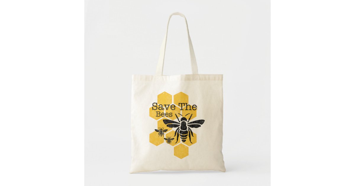 Save The Bees Vintage Retro Graphic Yellow Bee Keeper Outfit Zip Hoodie