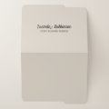 Honeycomb | Solid Color Cream 1 Personal File Folder | Zazzle