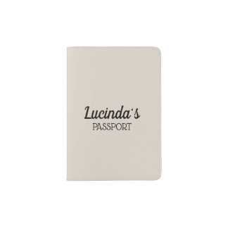 Honeycomb | Solid Color Cream 1 Personal Passport Holder