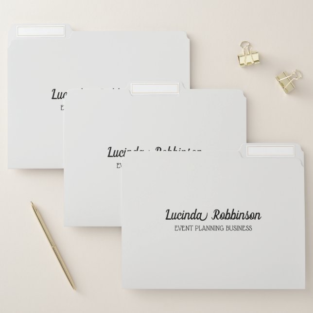 Honeycomb | Solid Color Cream 2 Personal File Folder (Set)