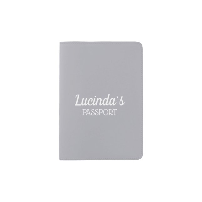 Honeycomb | Solid Color Lavender 1 Personal Passport Holder (Front)