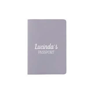 Honeycomb | Solid Color Lavender 3 Personal Passport Holder
