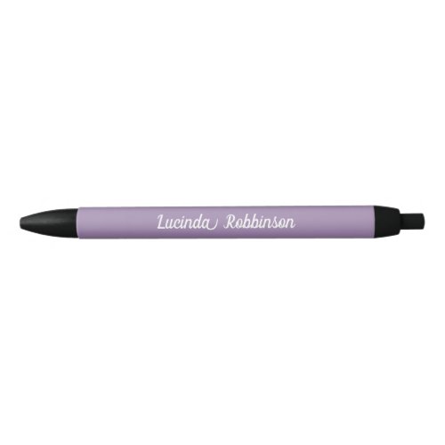 Honeycomb  Solid Color Purple 2 Personal Black Ink Pen