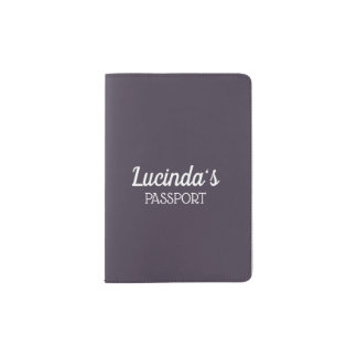 Honeycomb | Solid Color Purple 4 Personal Passport Holder