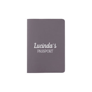 Honeycomb | Solid Color Violet 3 Personal Passport Holder