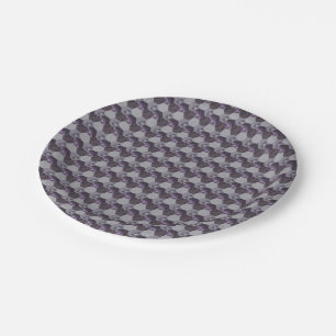 Honeycomb Striped Honeycomb Paper Plates