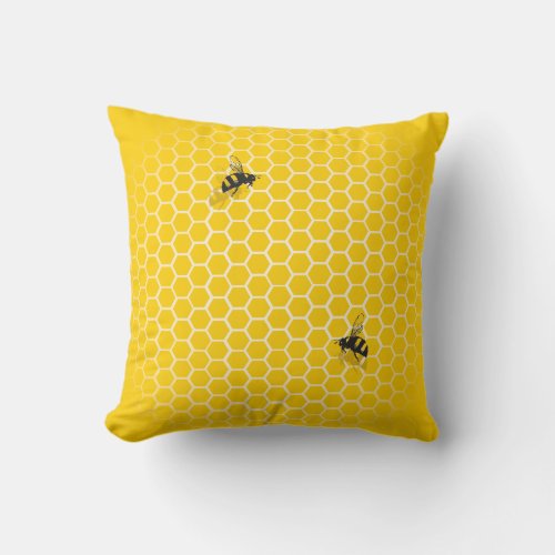 Honeycomb Throw Pillow