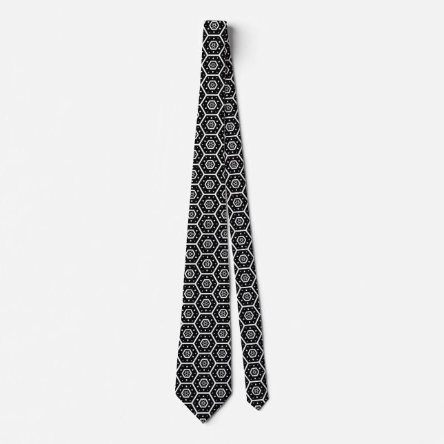Honeycomb v1 neck tie (Front)