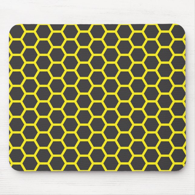 Honeycomb vector mouse pad (Front)