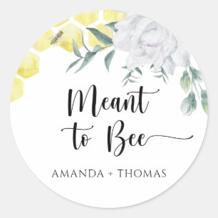 Honeycombs - Meant to bee Classic Round Sticker